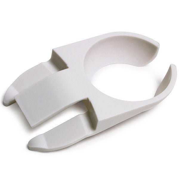 100 Pack Of 75mm White Wine Glass Dinner Lunch Plate Clip Holder - Stand Up Buffet Party - Promotion Merchandise Gift - NuSea